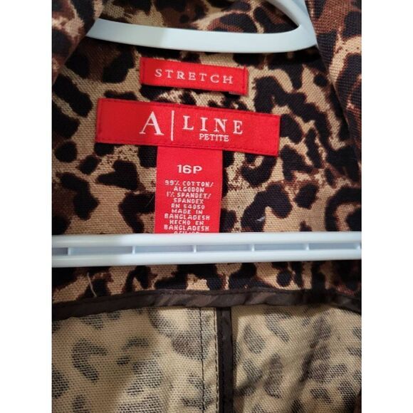 Leopard 16p Jacket With Zipper&pockets - Picture 2 of 5